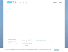 Tablet Screenshot of bellevueteatret.dk